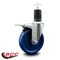 Service Caster 5'' Solid Poly Swivel 1-5/8'' Expanding Stem Caster Total Lock Brake SCC-EXTTL20S514-SPUS-158 - alternate 2